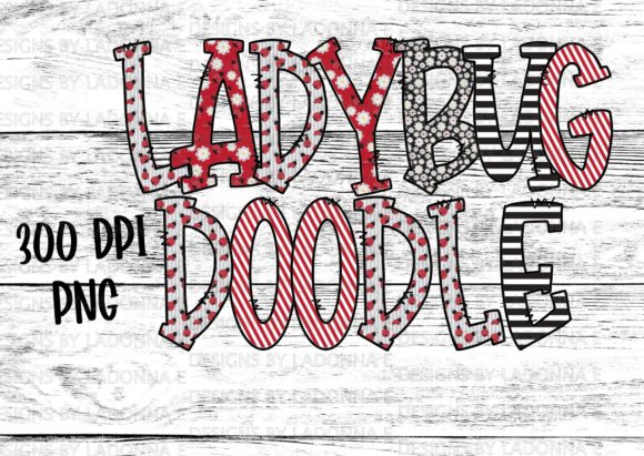 Bring Whimsy to Your Brand with Lady Bug Doodle Letters