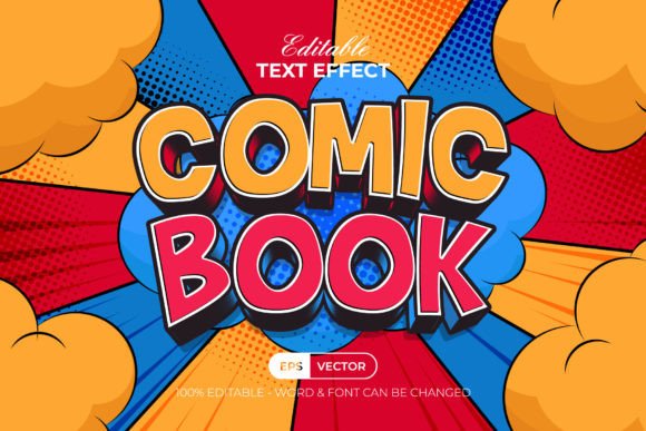 Bring Your Designs to Life with Comic Book Text Effect Style