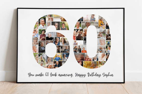 Designing a Meaningful 60th Birthday Photo Collage