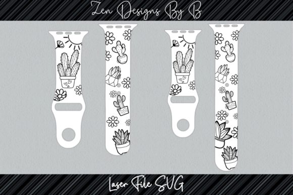 Designing with Character: The Cactus and Daisy Watch Band