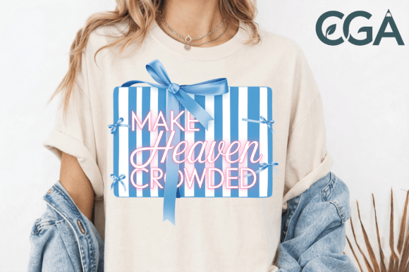 Make Heaven Crowded PNG: A Modern Design Asset