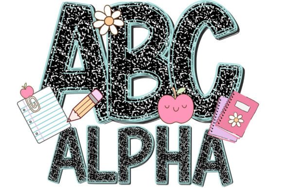 Neon Composition Alphabet Sketch Alpha: Bold Lettering for Modern Projects