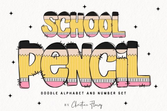 Pencil Doodle Alphabet School PNG: A Creative Toolkit for Education & Beyond