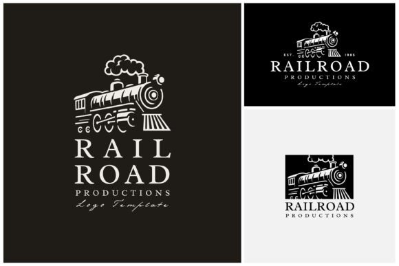 Revive Your Brand with an Old Steam Engine Locomotive Train Logo