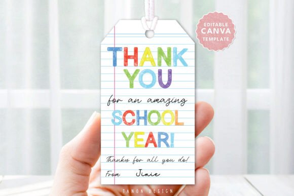 Thank You Teacher Appreciation Tag: A Designer's Guide