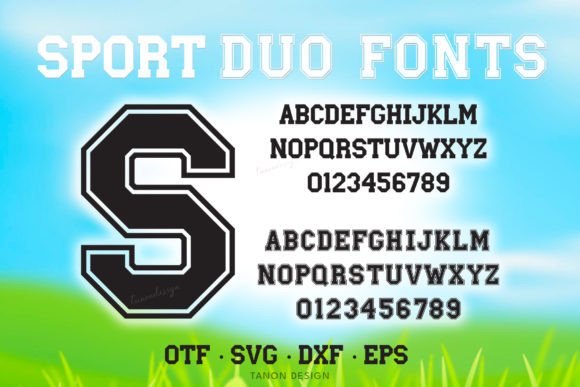 Unleash Athletic Style: Sport Duo Fonts and SVG Cut File Guide