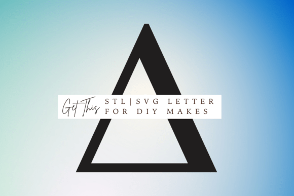 Unleash Creative Precision with the Greek Letter Delta SVG and STL