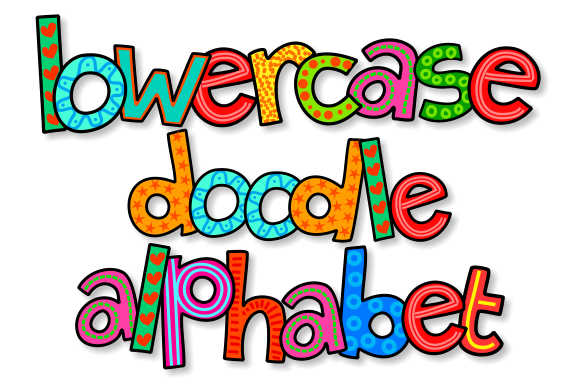 Unleashing Creativity with Lowercase Doodle Alphabet Set 1