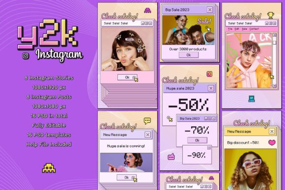 Y2K Instagram Posts & Stories: A Blast from the Past